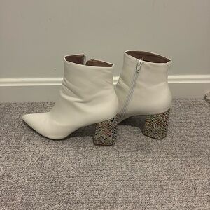 Bejeweled Betsy Johnson Booties  (Worn Once)